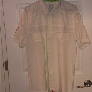 Huk performance fishing button down shirt